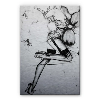 Pin-up Temptation Aluminium print 