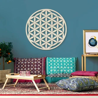 Flower of Life - poplar wood 