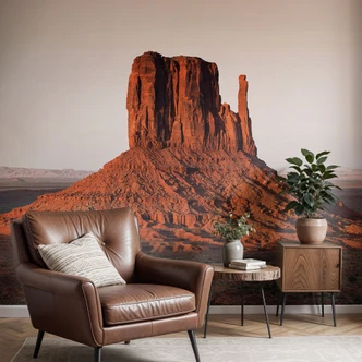 Wall Mural Rock Formation in Monument Valley - Hugonnard 