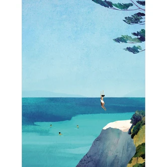 Wall Mural Vacation - Summer happiness by the turquoise blue sea - Rivers 