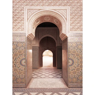 Wall Mural Oriental Gate with Mosaics - Sisi & Seb 