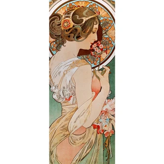 Mucha - Flower - Wall Mural 