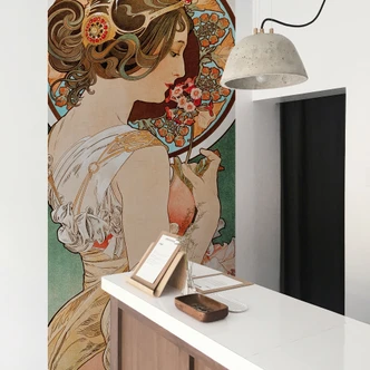 Mucha - Flower - Wall Mural 