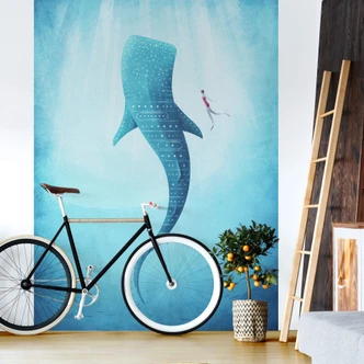 Wall Mural Rivers - The whale shark 