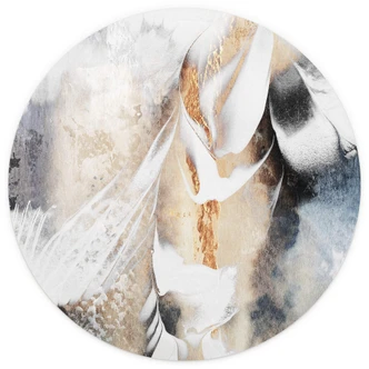 Round wall mural Fredriksson - Abstract Peace of Mind - non self-adhesive/self-adhesive wallpapers 