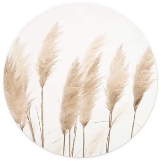 Round wall mural Sisi & Seb - Pampas - non self-adhesive/self-adhesive wallpapers 