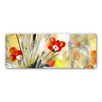Niksic Little Poppy Glass art - panorama 