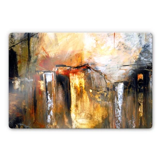 Niksic - light and landscape Glass art 
