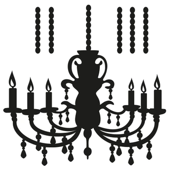 Chandelier Wall sticker 