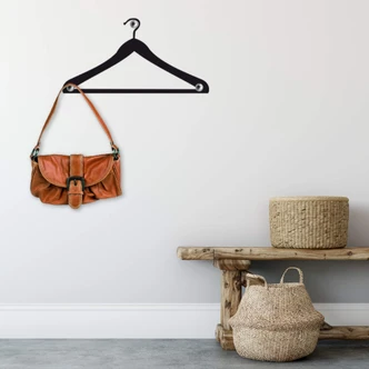 Hanger + Hooks (incl. 3 hooks) Wall sticker 