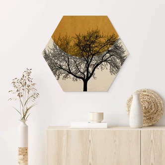 Hexagon Wood Kubistika - Winter Morning 