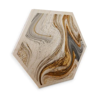 Hexagon Wood - Golden Struggle 