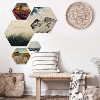 Hexagon Wood - Pure Nature 