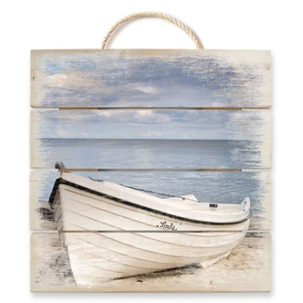 Beach Idyll - Wood Print 