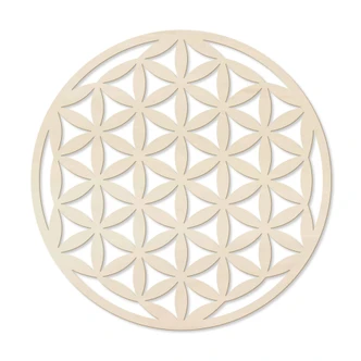 Flower of Life - poplar wood 