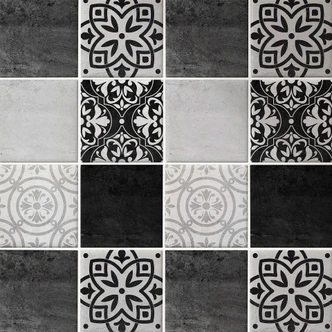 Tile stickers patchwork concrete 
