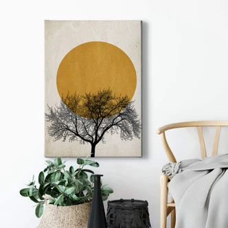 Canvas Print Kubistika - Winter Morning 