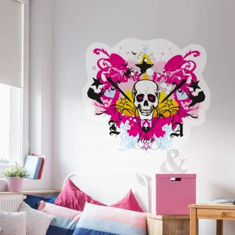 LA Ink skull Wall sticker 