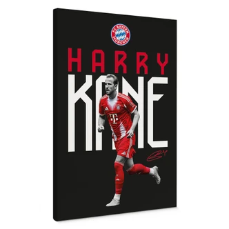 Canvas print FC Bayern player Harry Kane 2025/26 