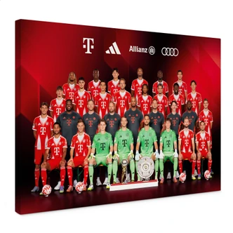 Canvas print FC Bayern team picture 2025/26 