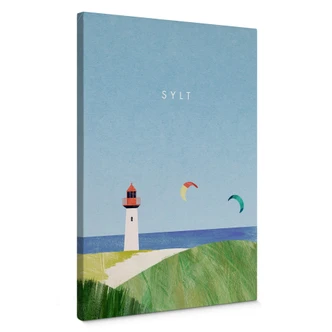Canvas Print Rivers - Sylt 