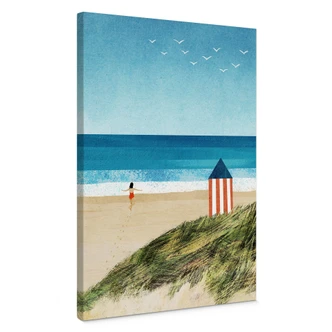 Canvas print Vacation by the sea with dune view - Rivers 