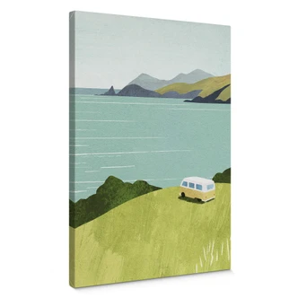 Canvas Print Rivers - Life on the Coast 