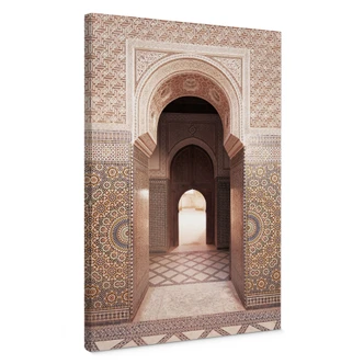Canvas print Oriental gate with mosaics - Sisi & Seb 