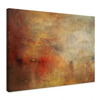 Turner - Sunset above a lake Canvas print 