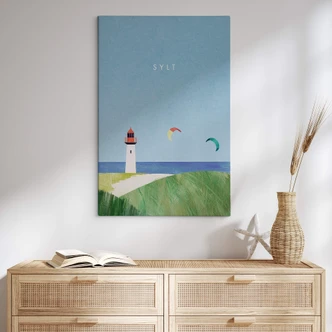 Canvas Print Rivers - Sylt 