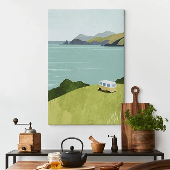 Canvas Print Rivers - Life on the Coast 