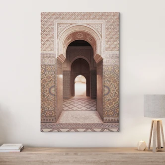 Canvas print Oriental gate with mosaics - Sisi & Seb 