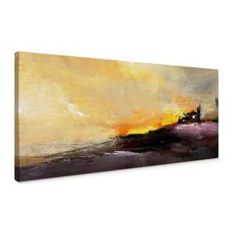 Niksic - Good Morning Canvas print panorama 