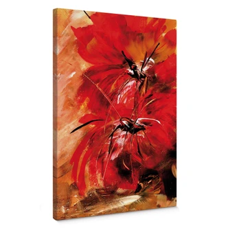 Niksic - Red Flowers Canvas print 
