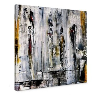 Niksic - Levels of Success Canvas print square 