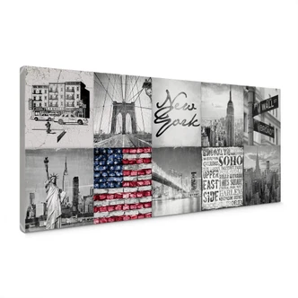 Impressions of New York City Canvas print 
