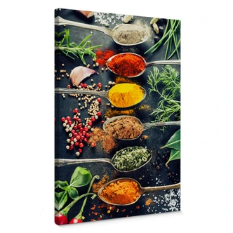 Variety of Spices  01 Canvas print 
