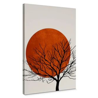 Canvas Print Kubustika - Warm Sunset 