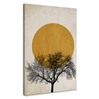 Canvas Print Kubistika - Winter Morning 