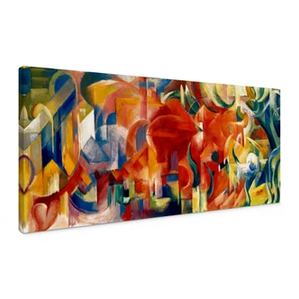 Marc - Playing Shapes - Panorama Canvas print 