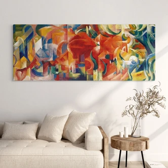Marc - Playing Shapes - Panorama Canvas print 