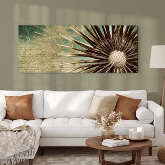 Dandelion Poetry - Panorama Canvas print 