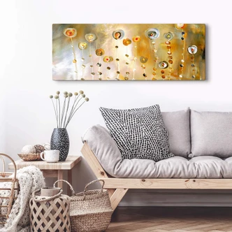 Niksic - Golden Eye Canvas print panorama 