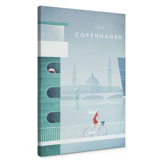 Canvas Print Rivers - Copenhagen 