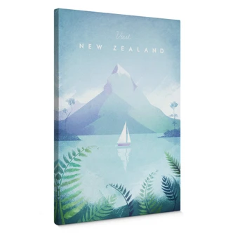 Canvas Print Rivers - New Zealand 