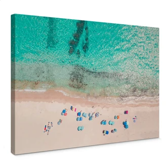 Canvas Print Sisi & Seb - at the Beach 