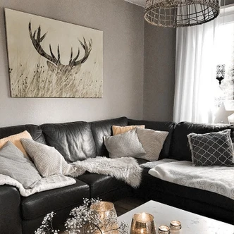 Watchful Deer Canvas print 