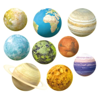 Michel Agullo - Planets Wall Sticker 