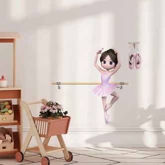 Wall sticker Agullo - Ballerina + Ballet shoes 