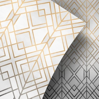 Furniture Wrap Fredriksson - Gold & Silver 